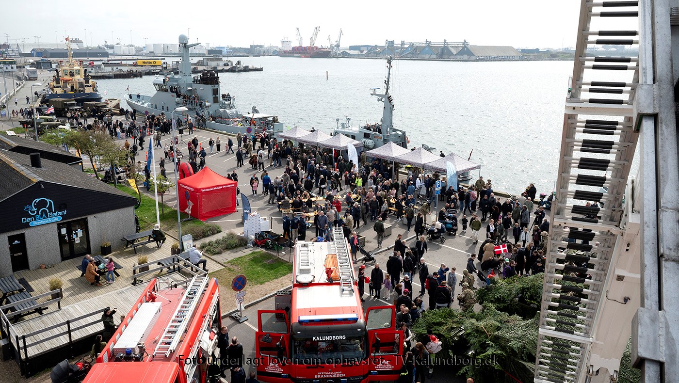 Stort Forsvars- og Beredskabs show på havnen