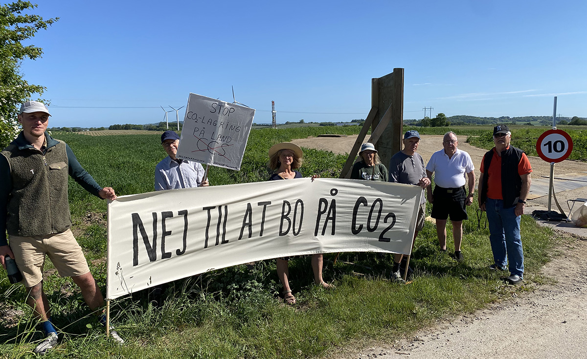 Demonstration markerede modstand mod CO2-projekt ved Særslev