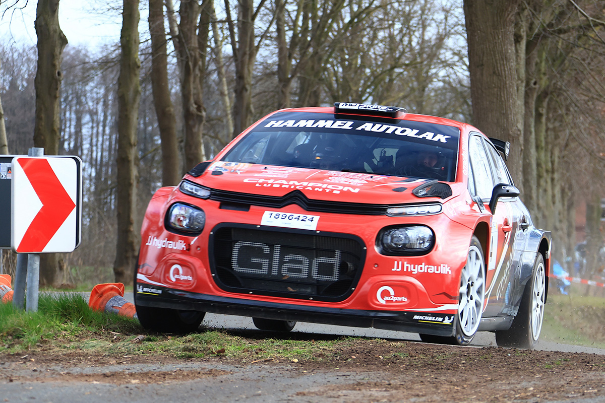 Rallyteam reddet af reservedele i sidste øjeblik