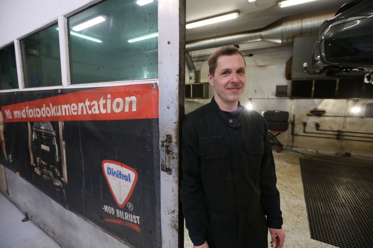 Kasper har haft fod under eget antirust-værksted i 10 år