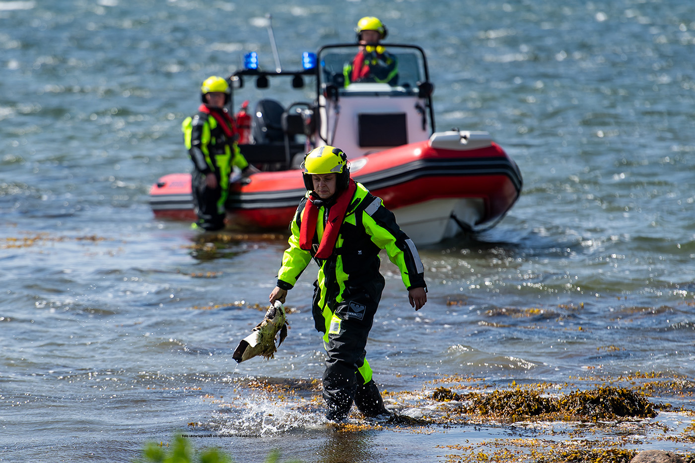 Stor udrykning til melding om drukneulykke