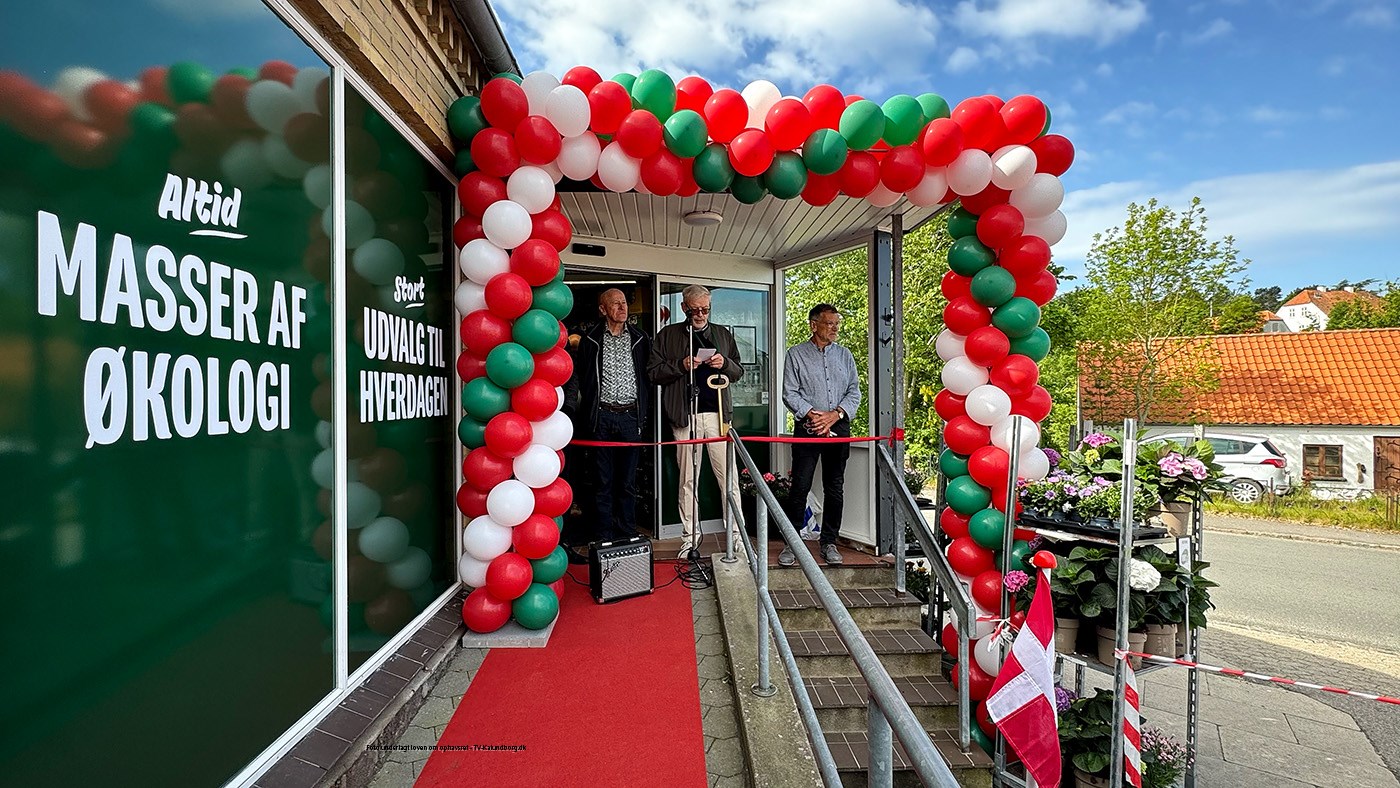 600.000 kr. fra Landdistriktspuljen til Røsnæs lokale købmandsbutik