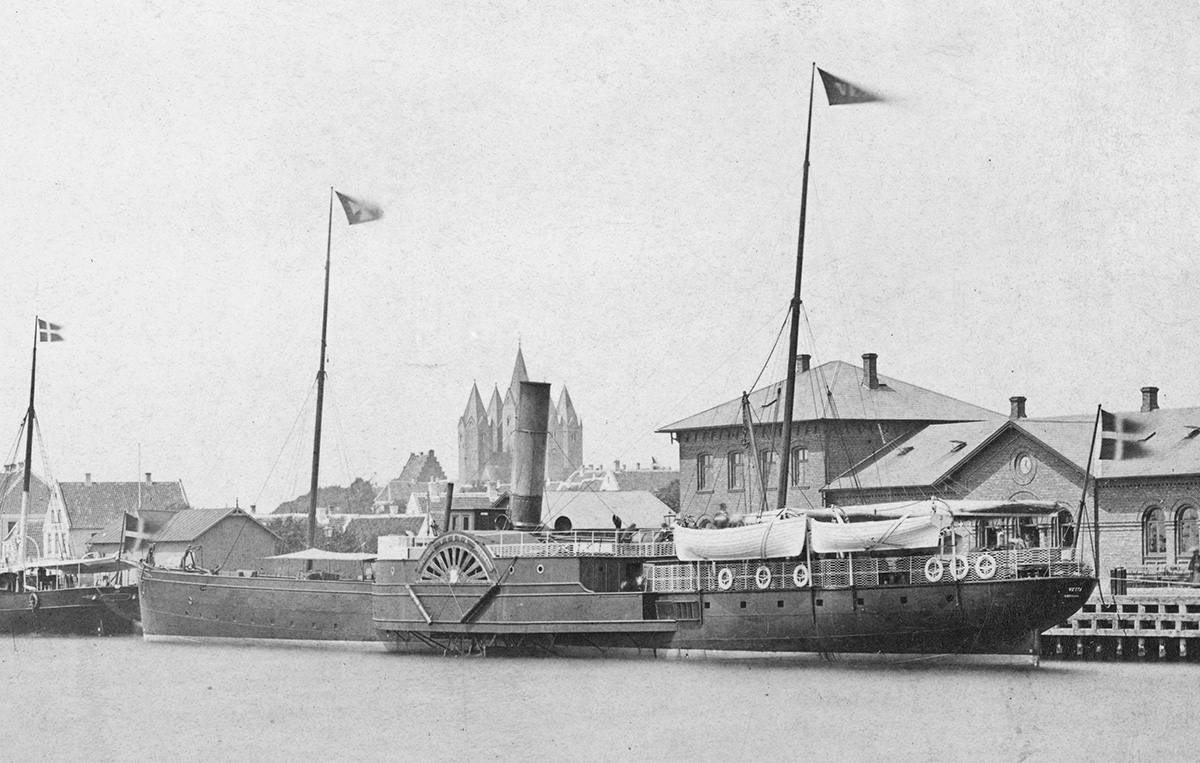 DFDS på overfarten mellem Kalundborg og Aarhus 