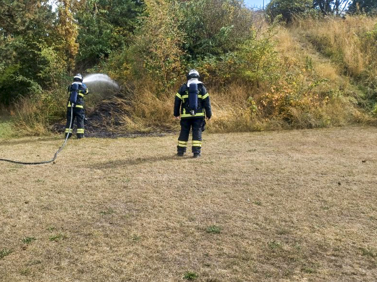 Drengestreger: Naturbrand i Svebølle slukket 