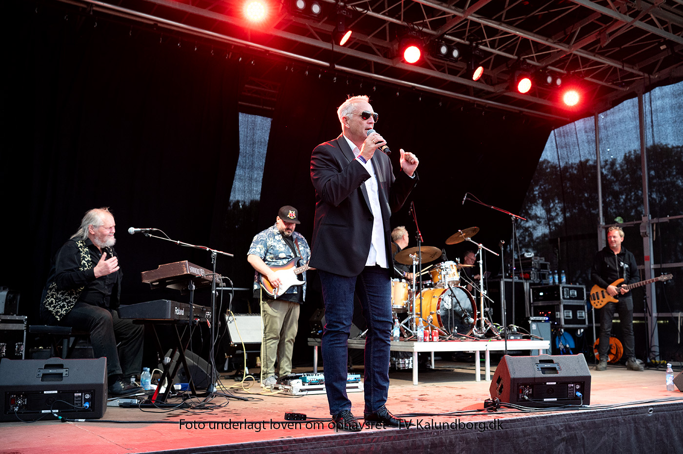 Birthe varmede op for The Rock’n Rollers