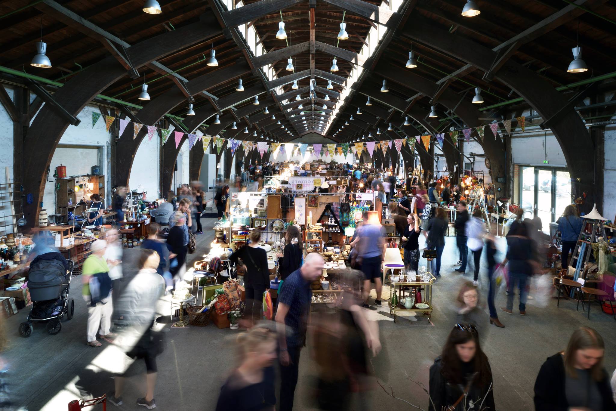 Vintage marked i Kalundborg Hallerne