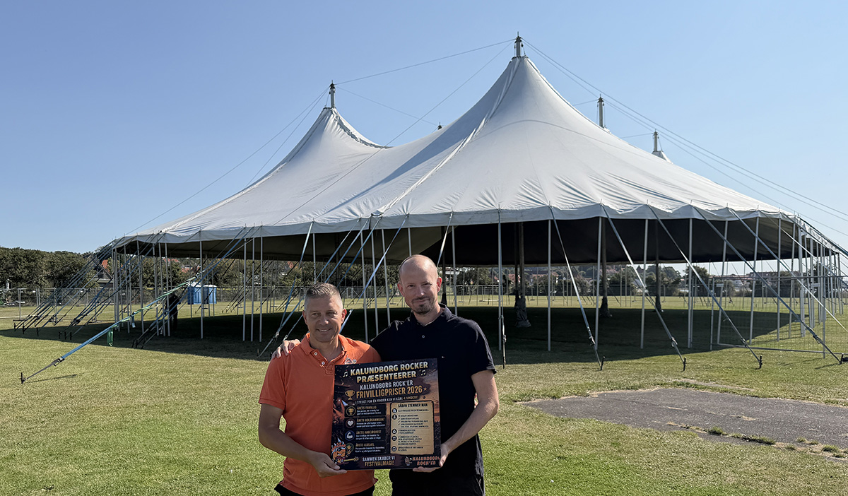 Frivillige får en særlig hyldest på årets Kalundborg Rock’er