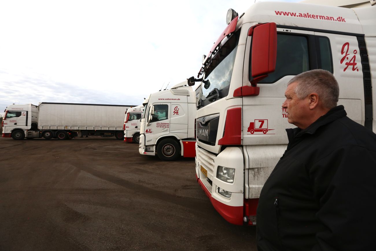  Åkerman har drevet vognmandsforretning i 40 år