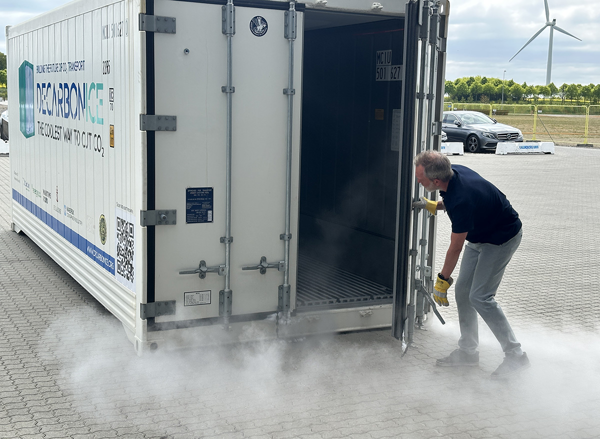 Vil transportere CO2 i skibscontainere