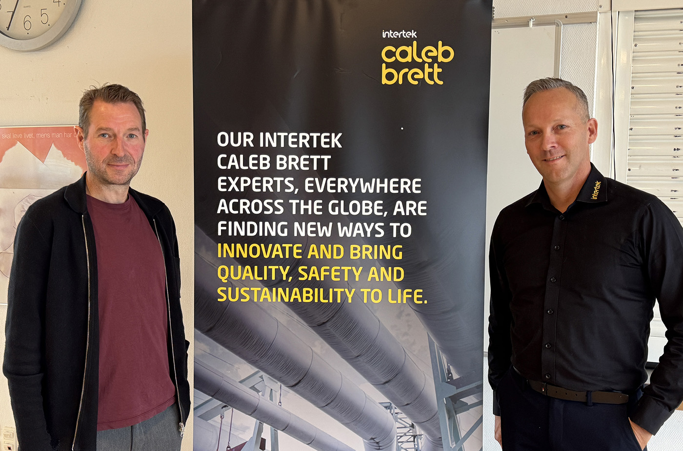 Skoleelever præsenterede forbedringer til Intertek 