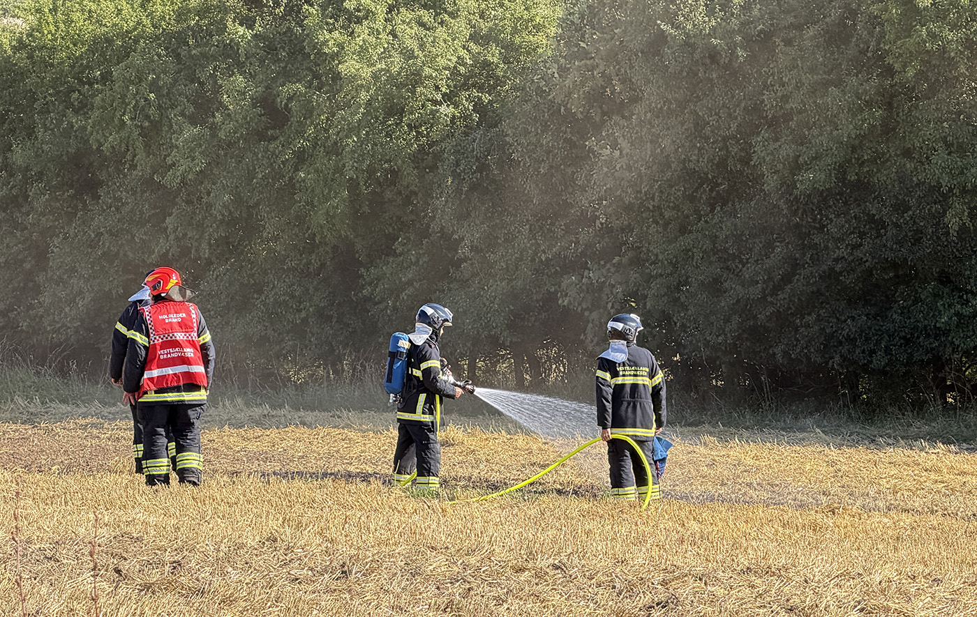 Vakse naboer stoppede markbrand