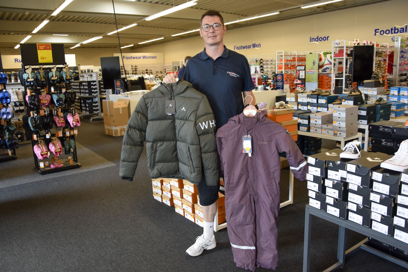 Oprydningsudsalg hos Intersport 