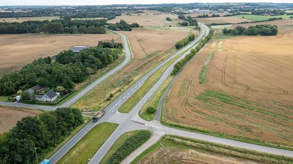Trafikomlægning på Skovvejen mellem Tornved og Knabstrup