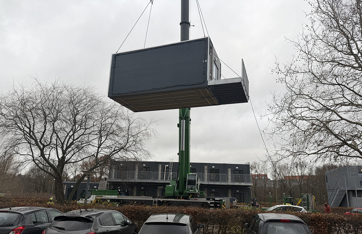 Flere midlertidige boliger rejst i Munkesøen