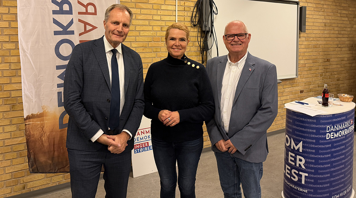 Inger Støjberg gav aftenkaffe