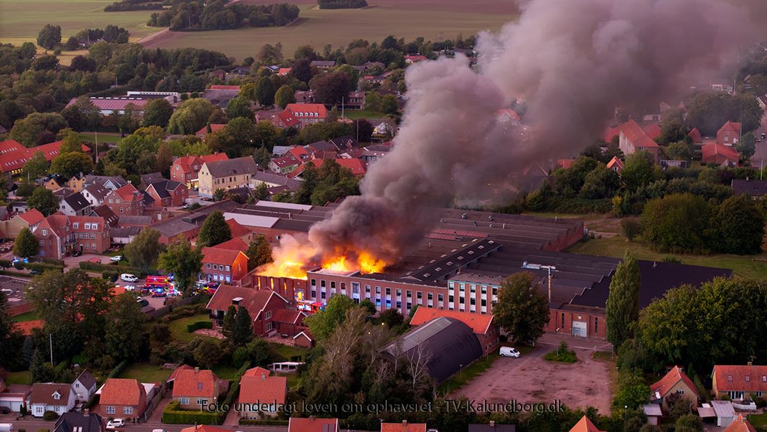 Nettolager Høng: Efterforskning afsluttet - brandårsag fastslået