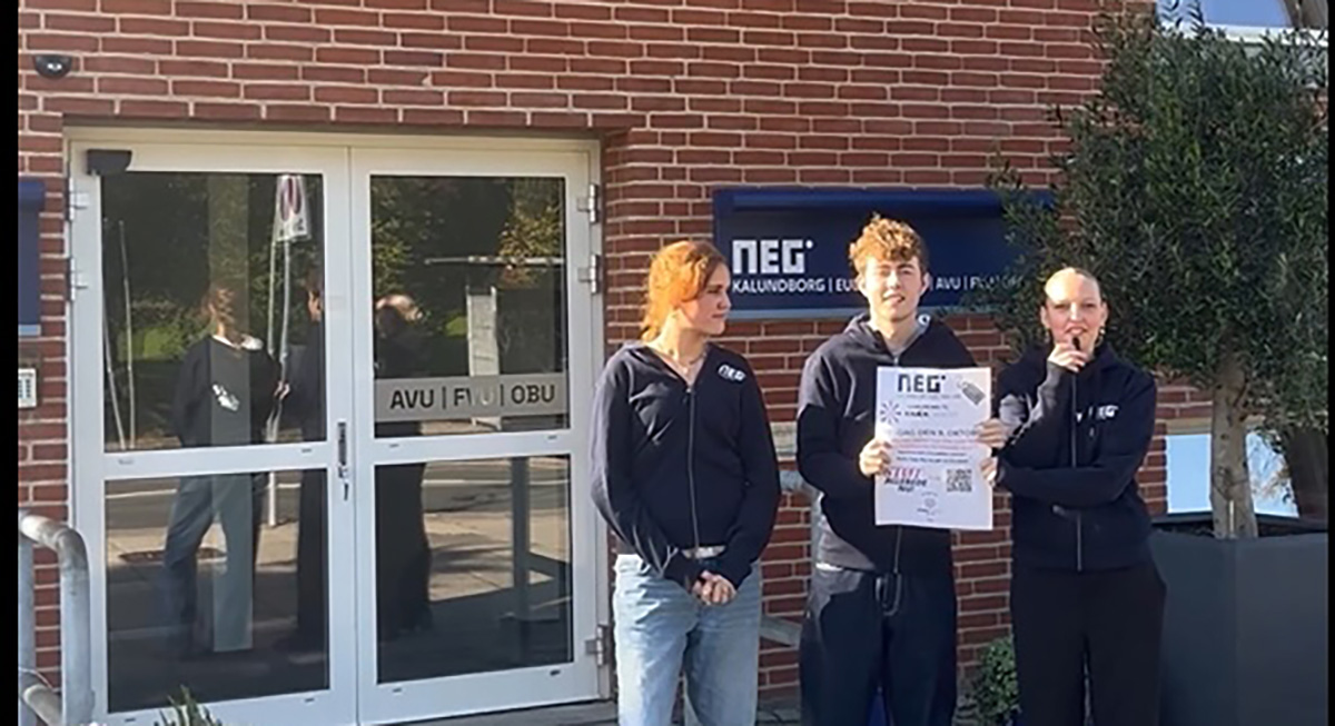 Elever fra NEG Kalundborg står sammen om 'Knæk Cancer'