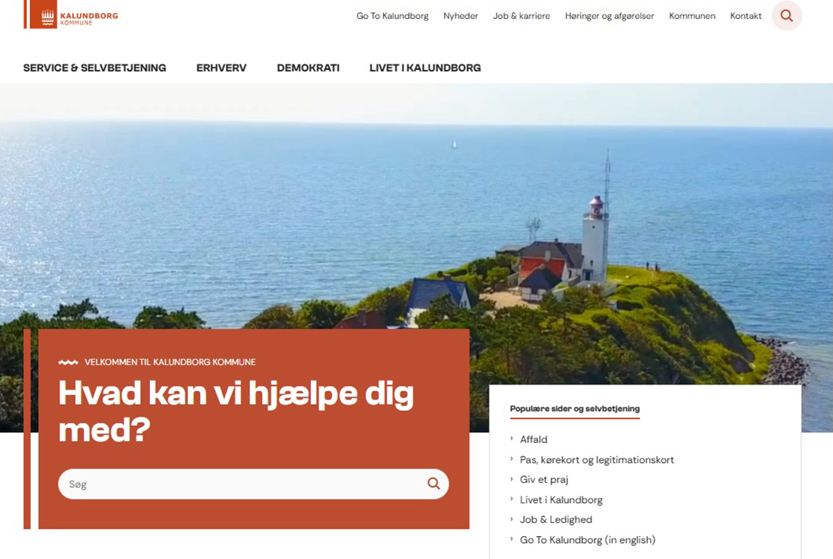 Kalundborg Kommune får ny hjemmeside
