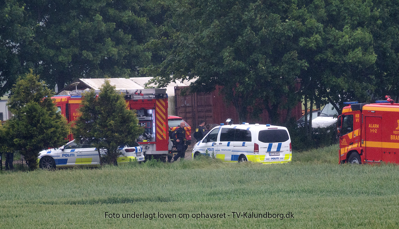 Ung mand havde forskanset sig 