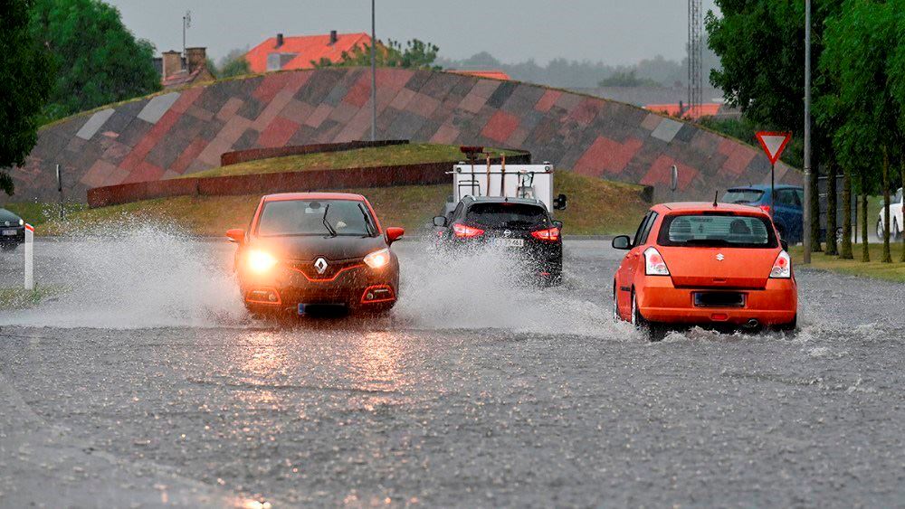 Risiko for skybrud mandag eftermiddag