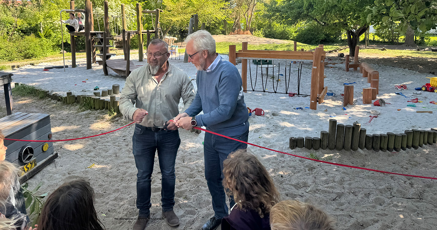 Fejrede både 185-års fødselsdag og ny legeplads