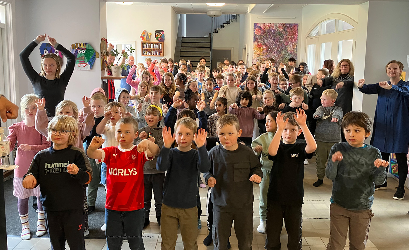 Sang med på Skolernes Sangdag