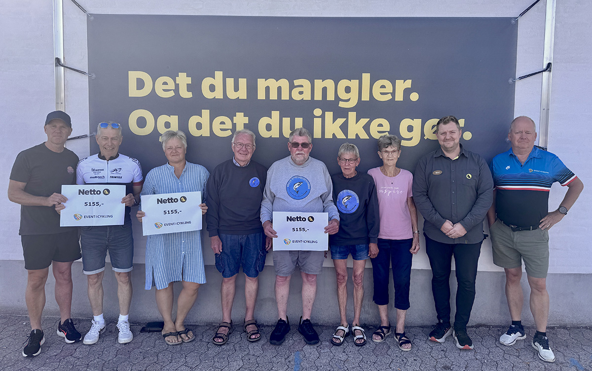 Nettoløbet gav overskud til tre lokale foreninger