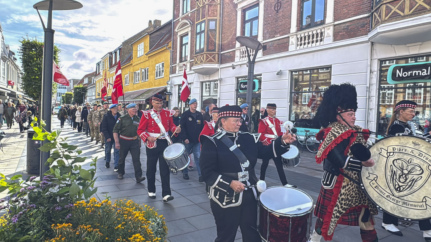 Flagdag markeret i Kalundborg