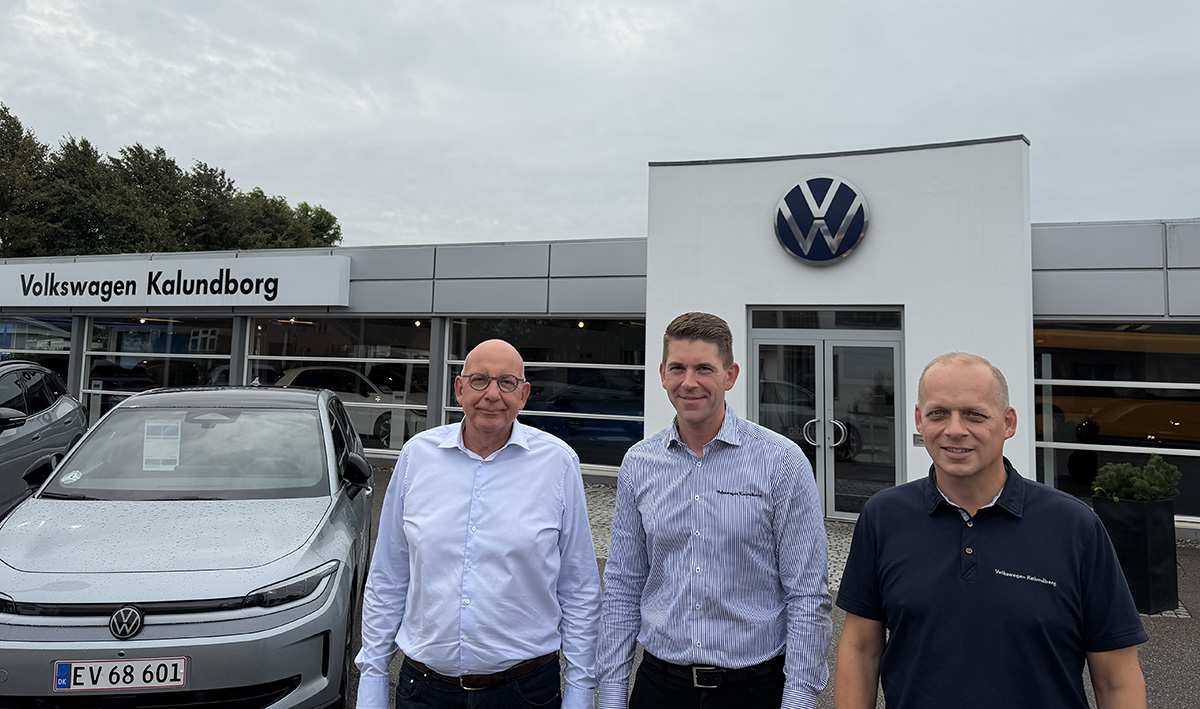 Dobbelt jubilæum hos Volkswagen Kalundborg: 75 år med biler og tre generationer