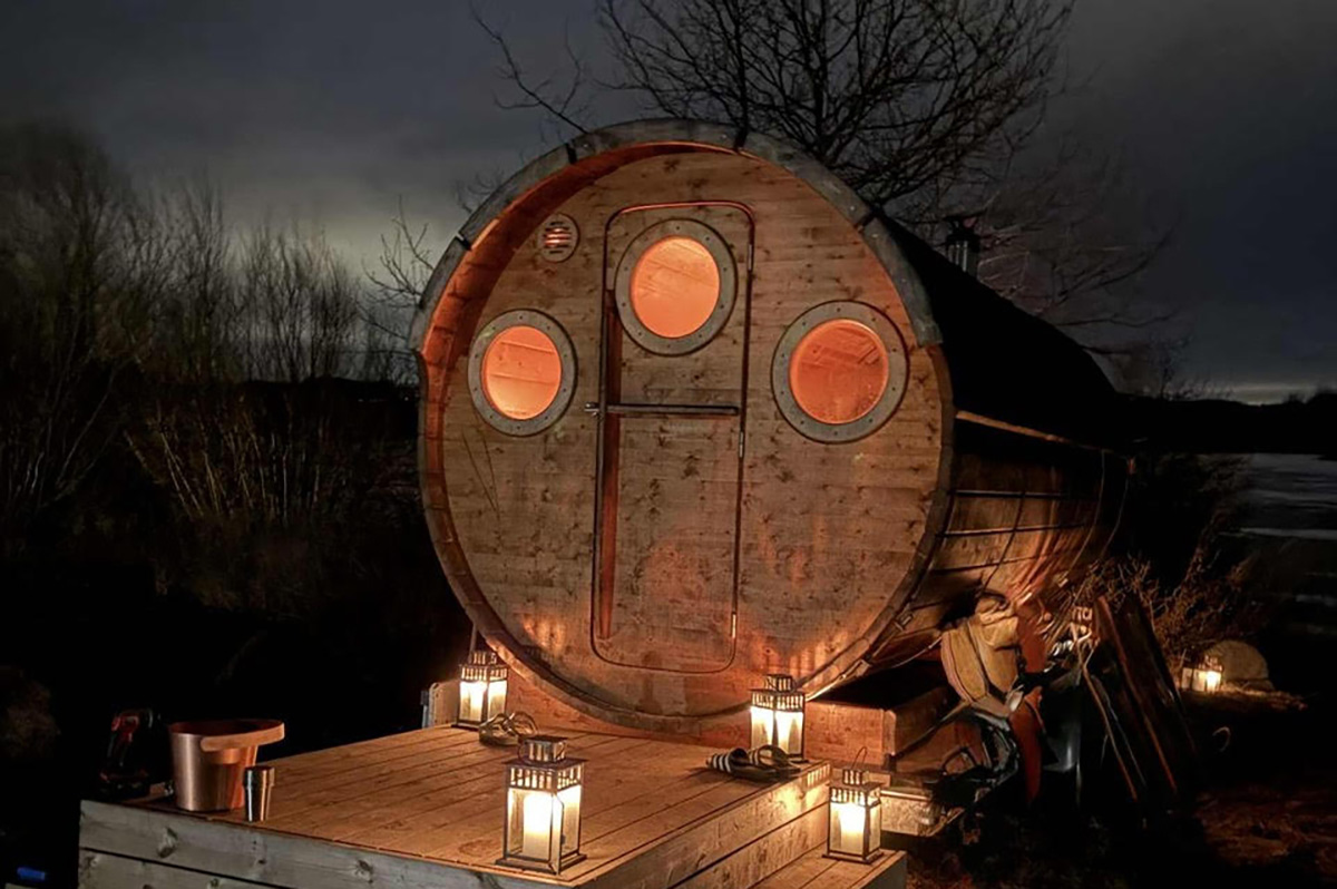 Nyt saunagus-tilbud skaber vinterliv ved Bregninge