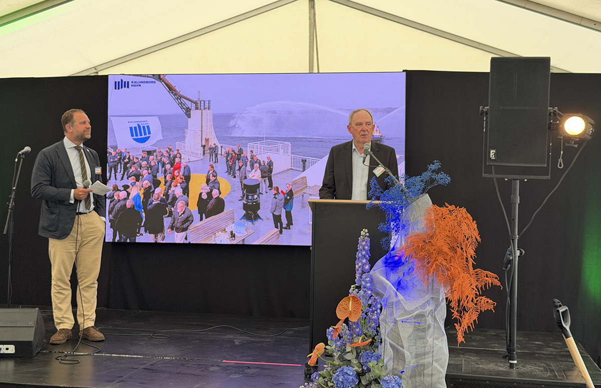 Kalundborg Havn sigter mod toppen