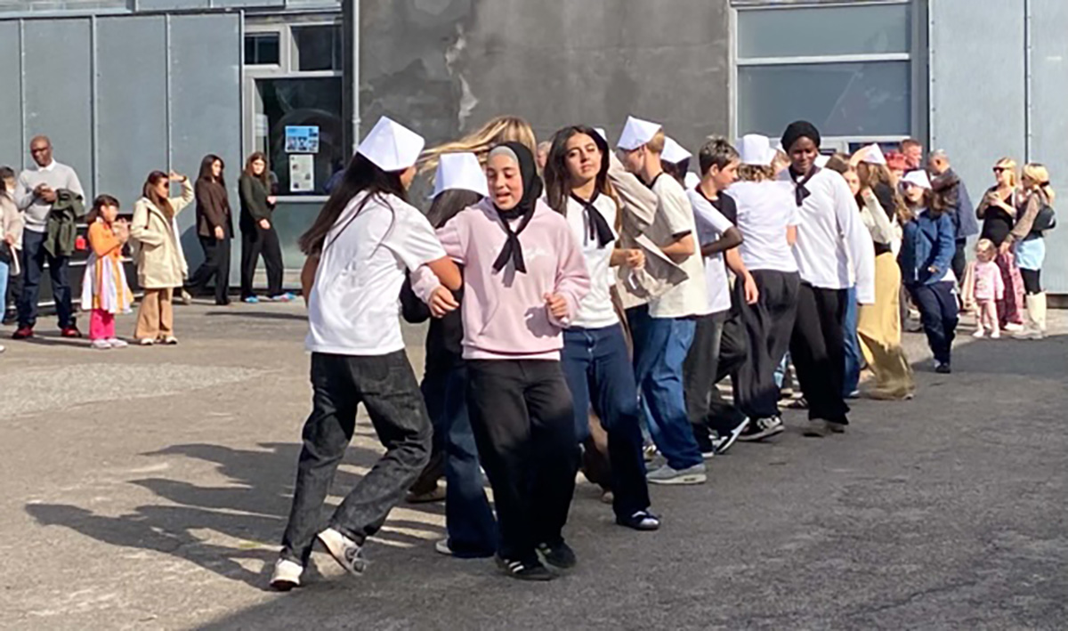 Elever tog på verdensrejse uden at forlade Rynkevangskolen