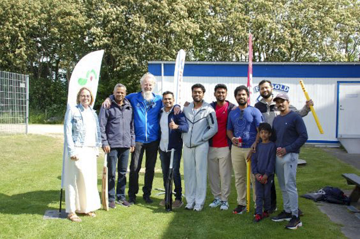Nyt cricket-hold i Kalundborg samlede internationale og lokale borgere