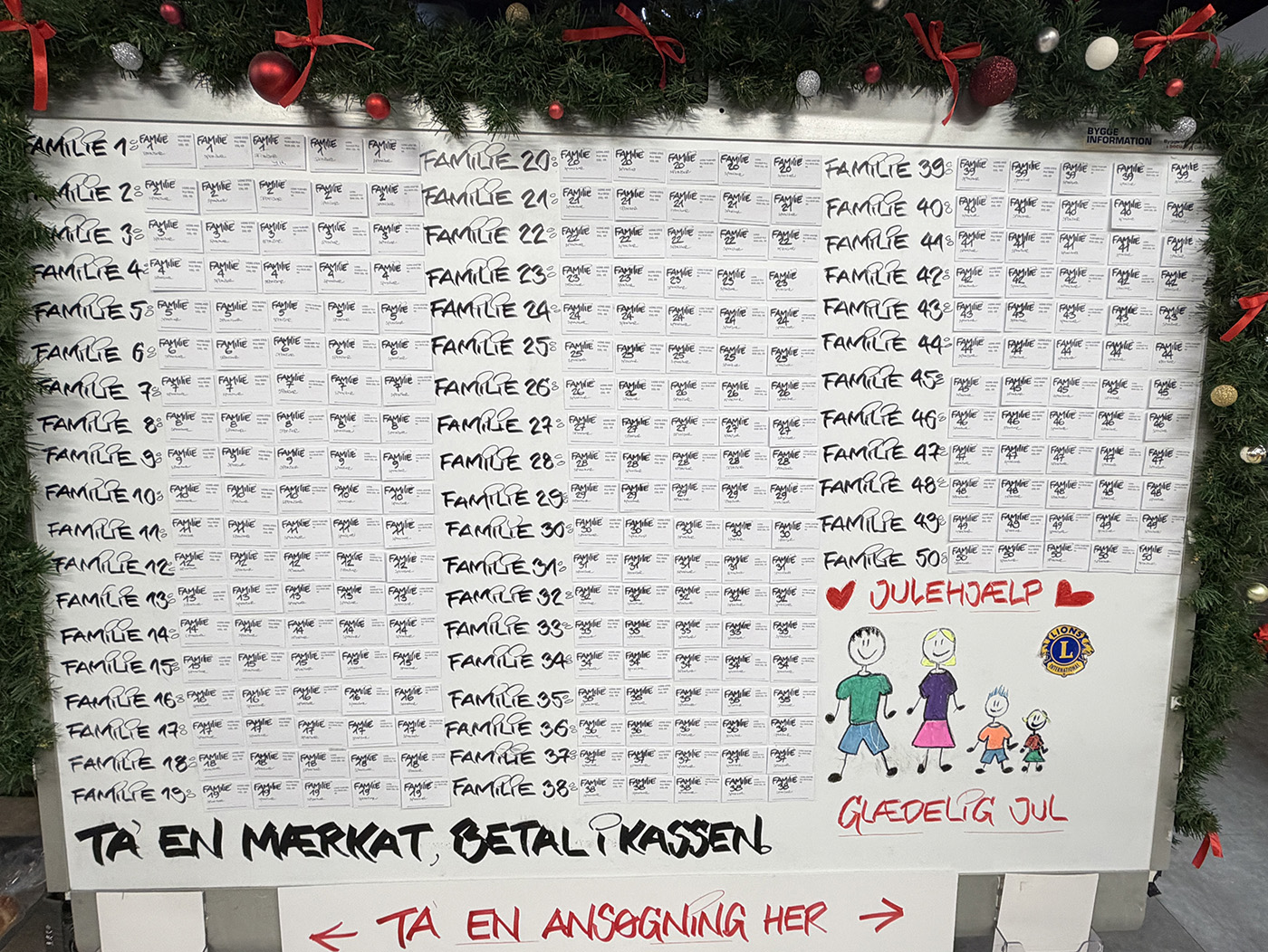 50 børnefamilier kan få julehjælp