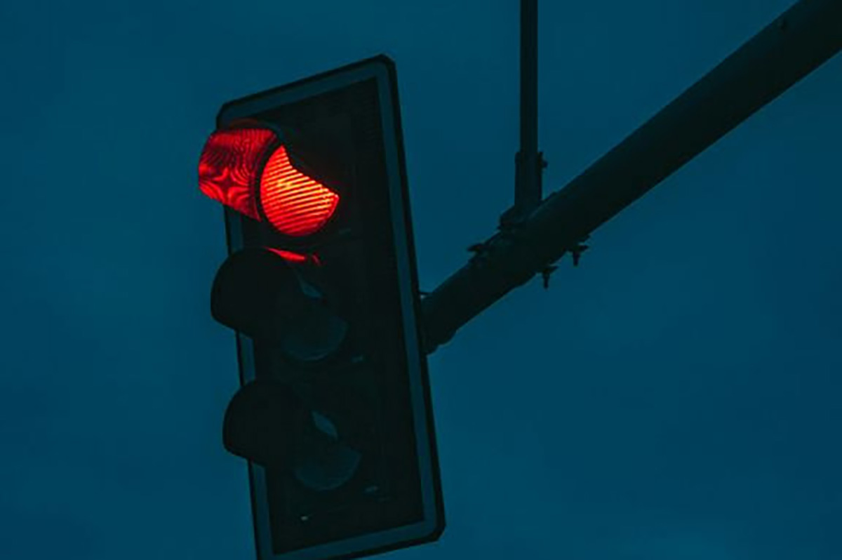 Rødt lys betyder ’stop’
