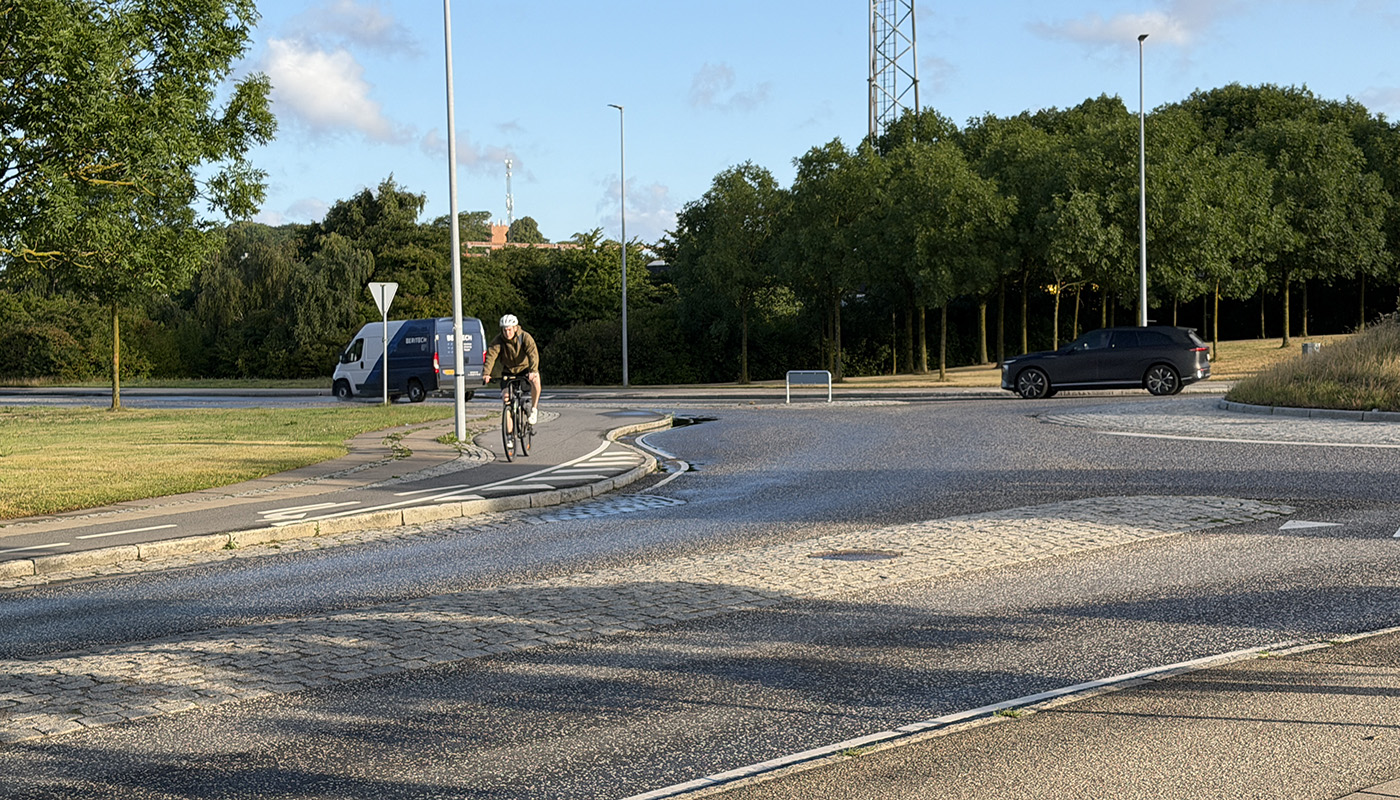 Rundkørsel skal gøres mere sikker for cykellister