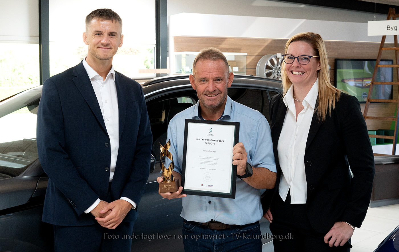 Modtager erhvervsprisen ’Succesvirksomhed’ for 3. år i træk
