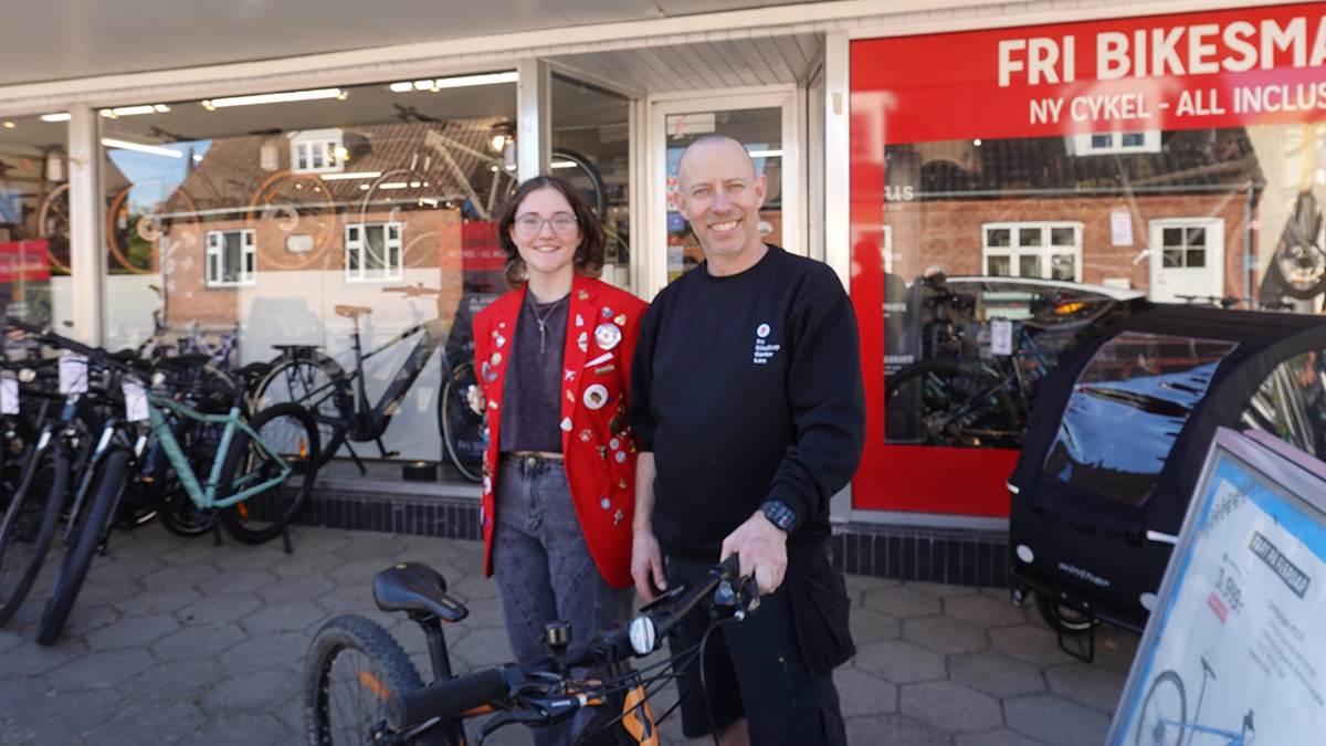 Fri Bikeshop støtter udvekslingsstudent i Gørlev