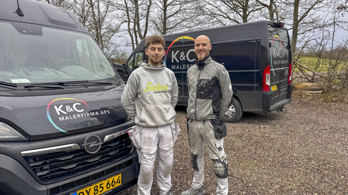 K&C Malerfirma er flyttet i nye lokaler