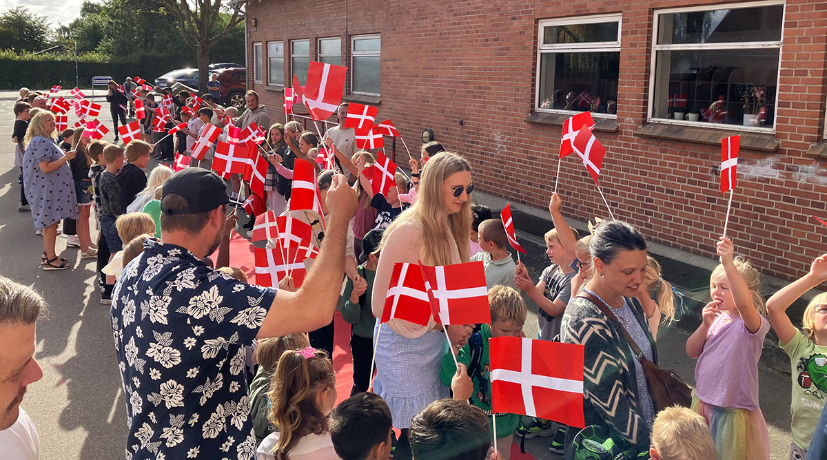 En stor dag for både børn og forældre