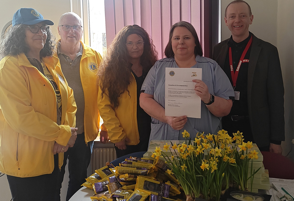 Påskeglæde på vej til plejecentre i Kalundborg