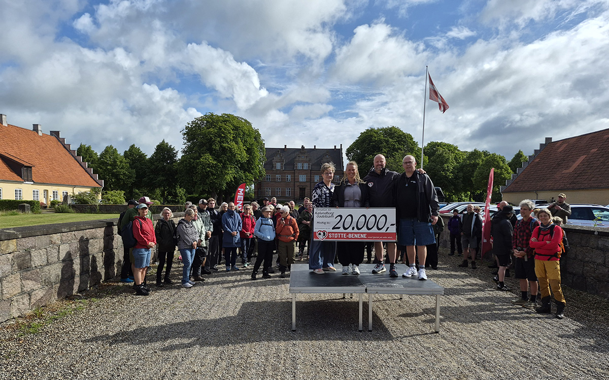 90 deltagere gennemførte årets vandring rundt om Saltbæk Vig