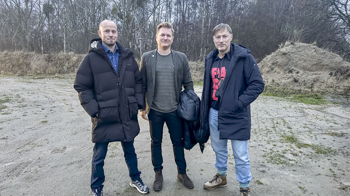 Trekløver bag storstilet padelcenter i Tømmerup. 