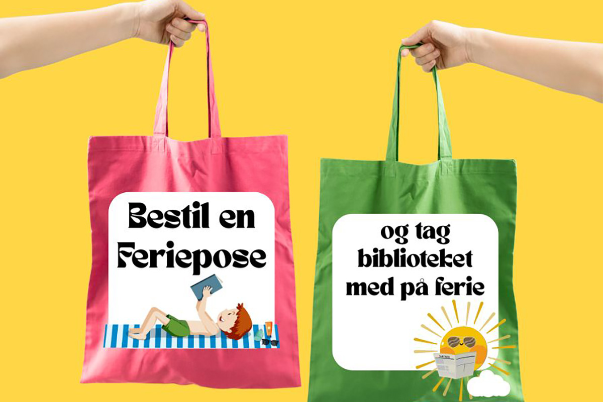 Biblioteket sender læseglæden med på sommerferie