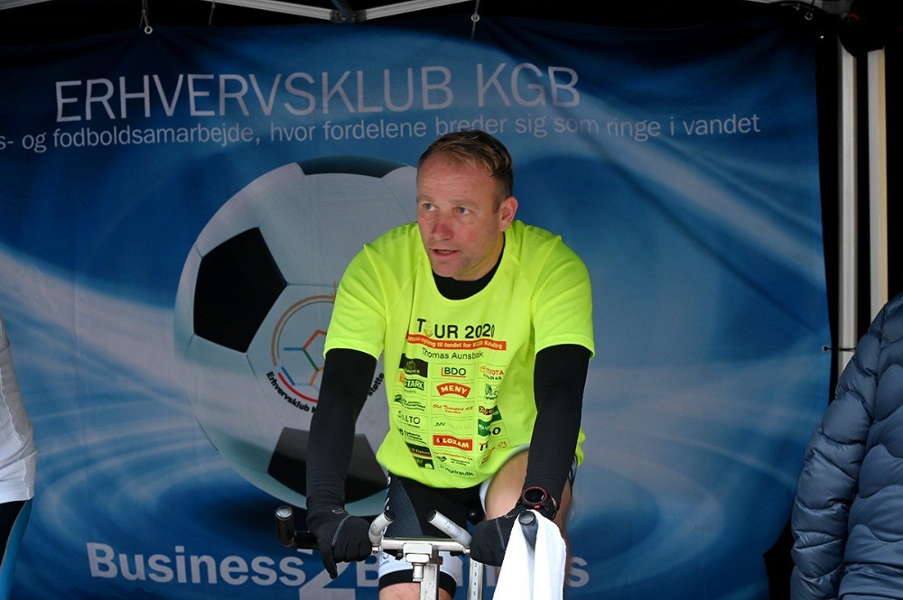 Erhvervsklubben KGB cykler igen for den gode sag