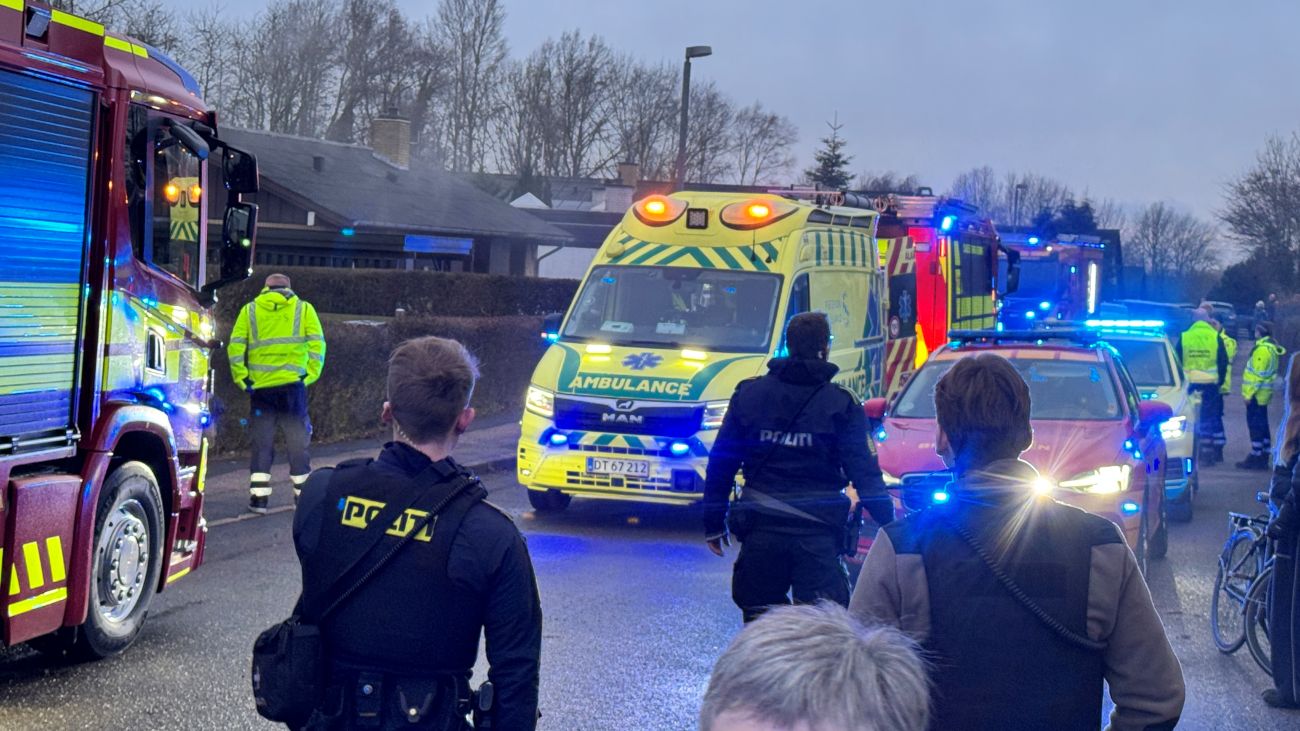 Brand i hus  - kvinde omkommet