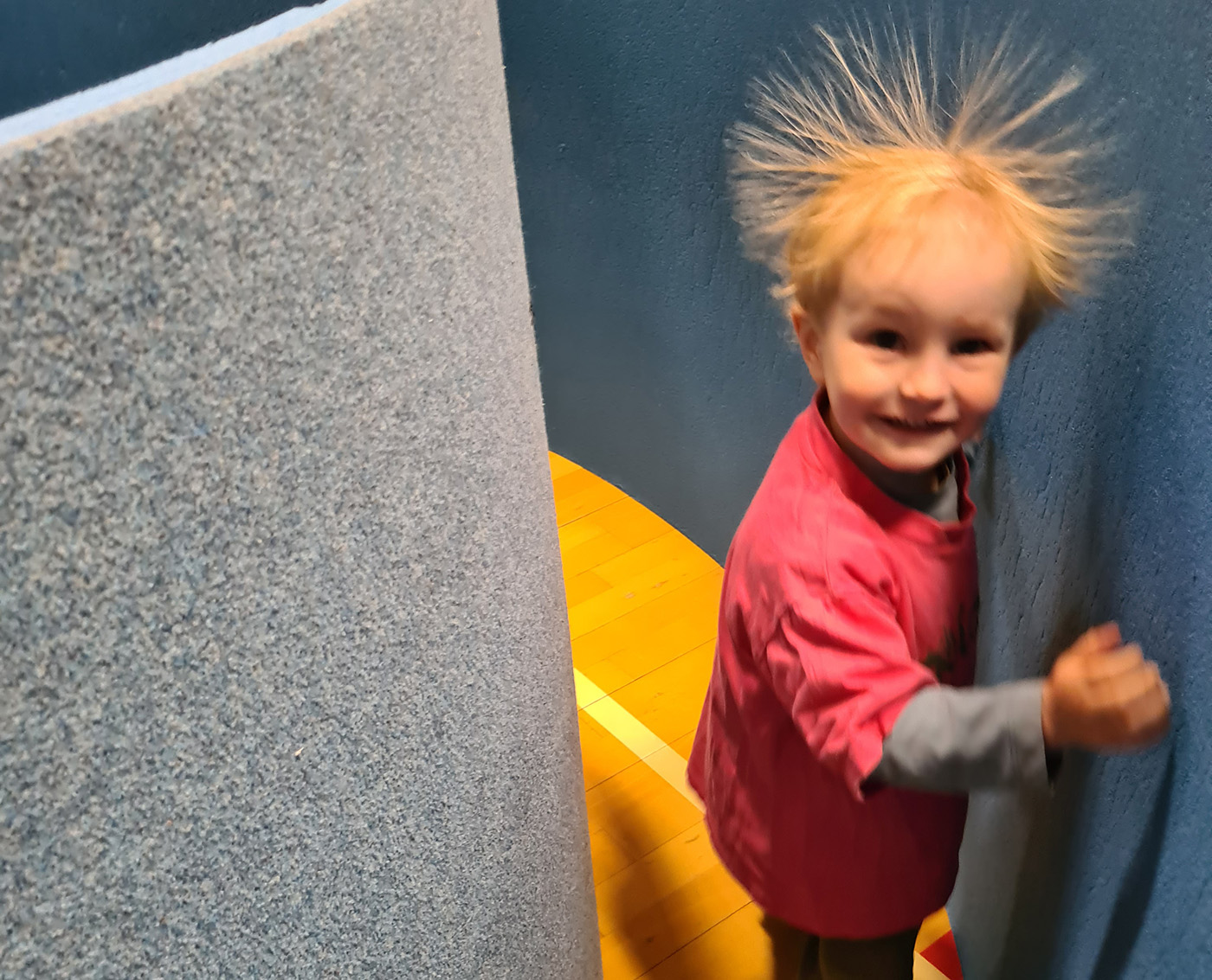 Regn flyttede Dagplejens Dag ind i hallen