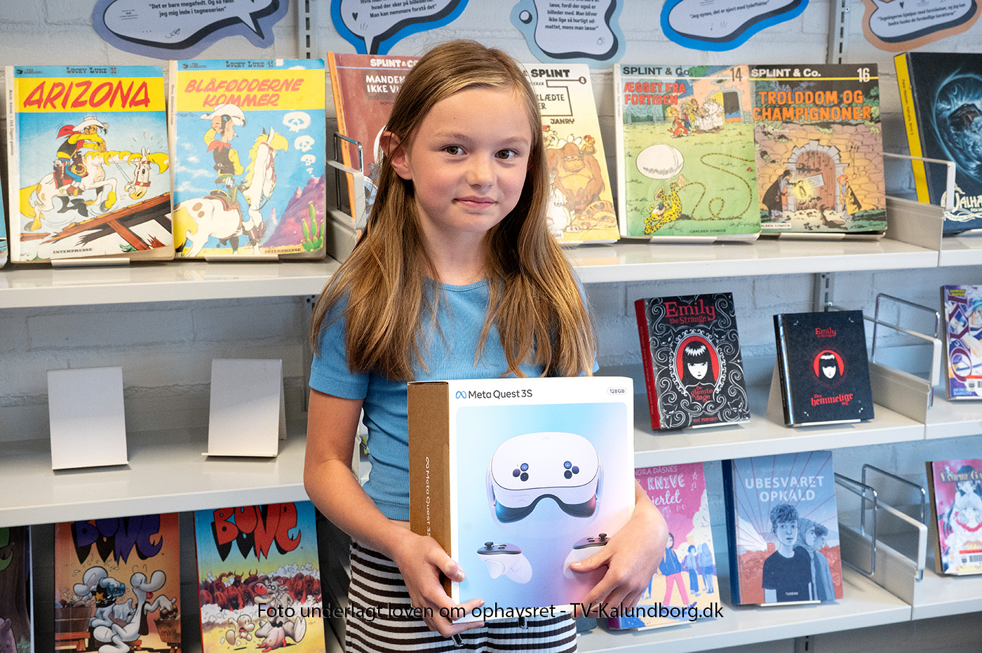 8-årige Ella vandt læsekonkurrence