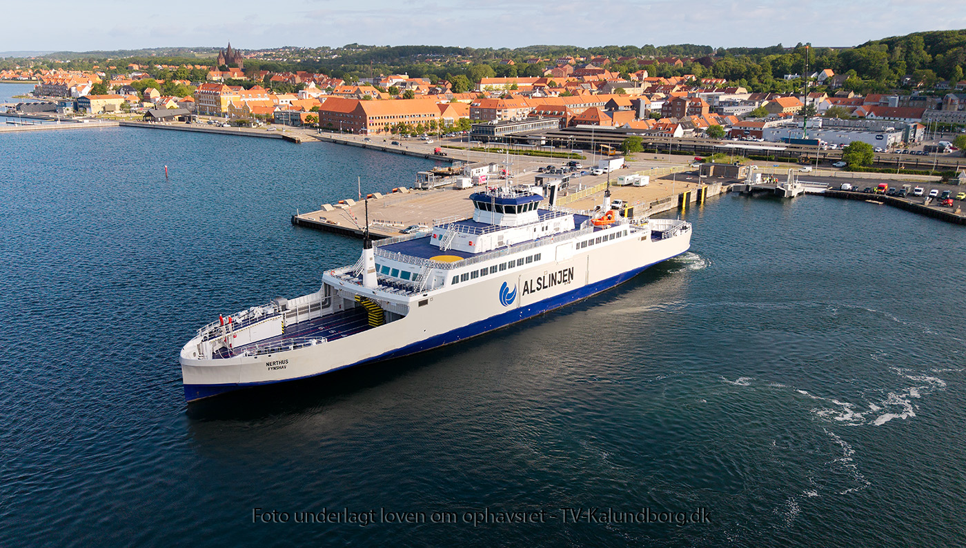 'Nerthus’ sejler første tur med biler og passagerer mandag morgen