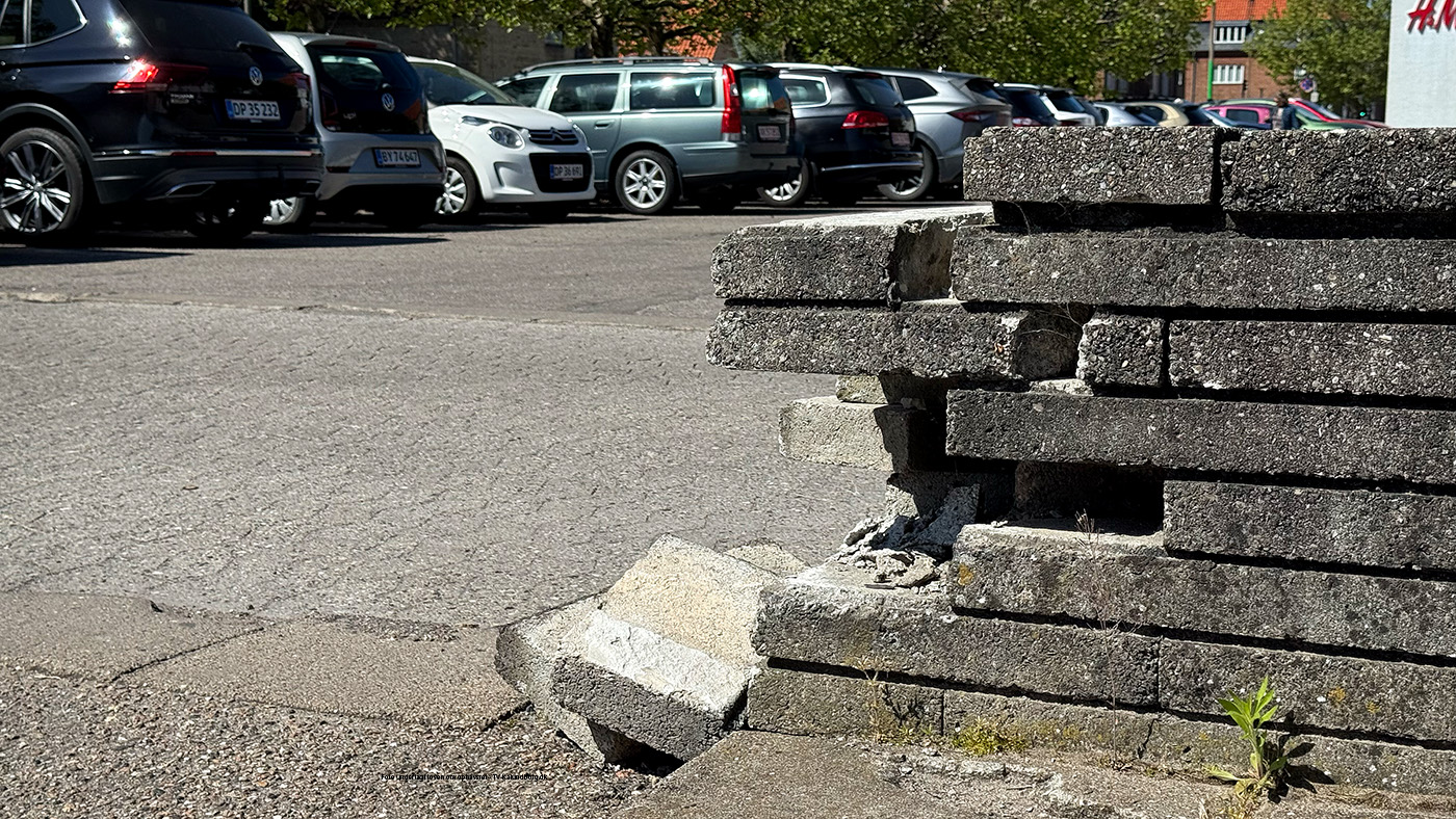 Parkeringsplads i Bredgade bliver renoveret inden jul (i år)